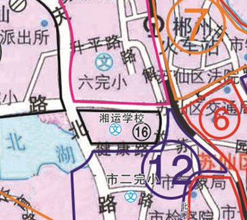 北湖区小学划片具体查询
